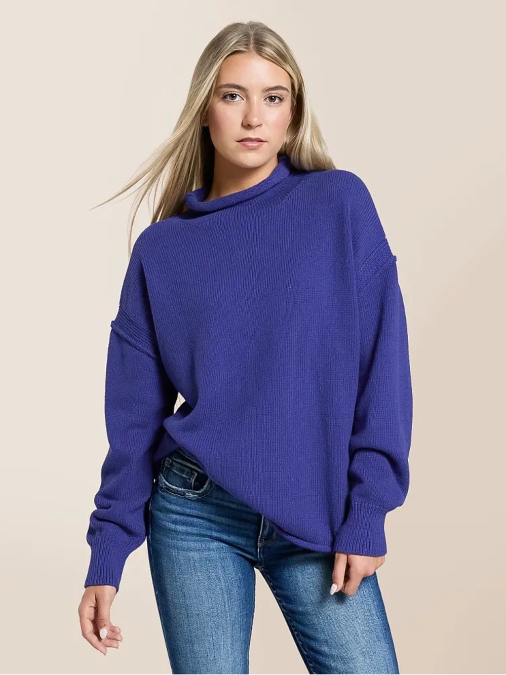 Free People Torres 100% Cotton Oversized Sweater NWT